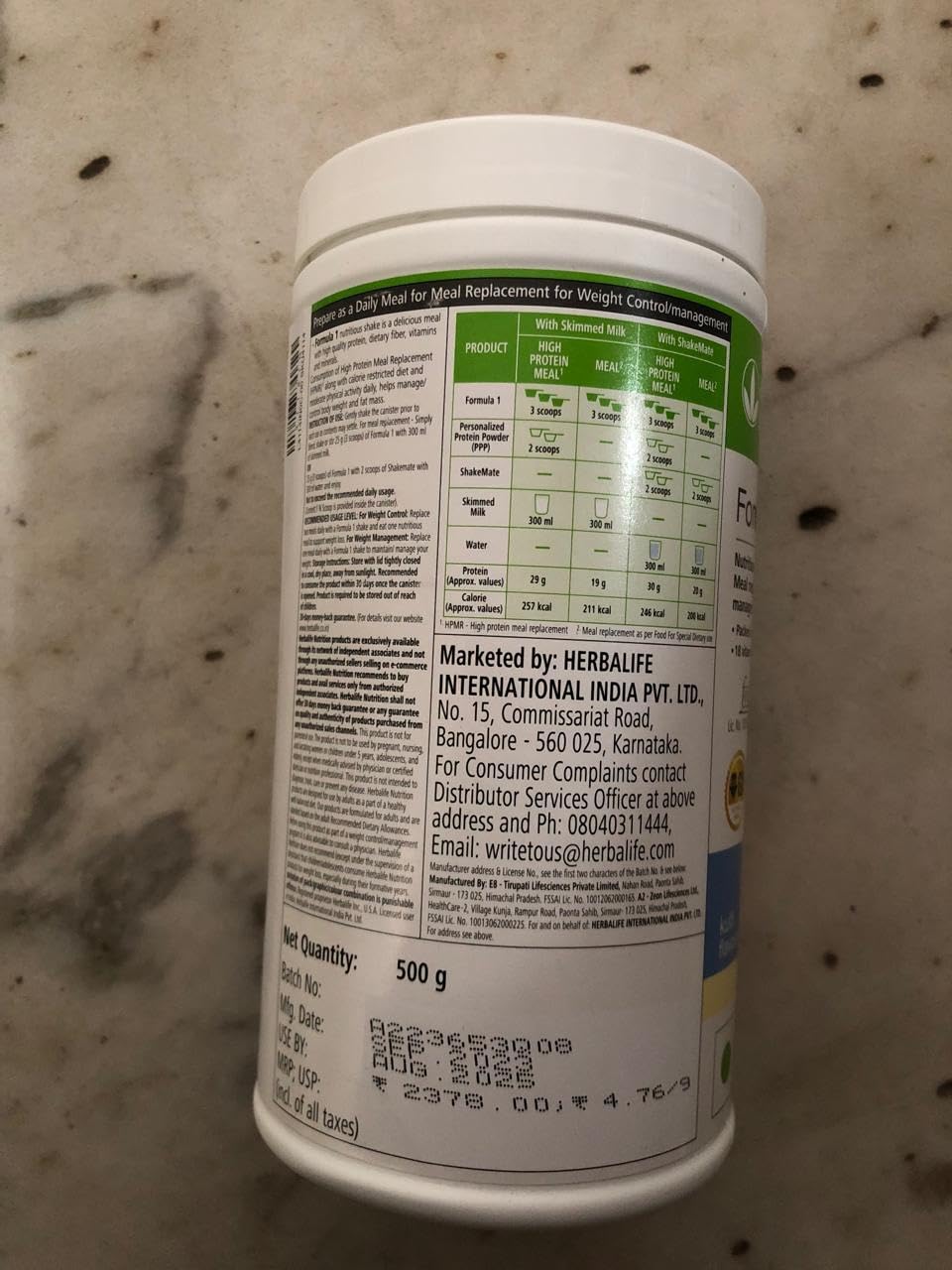 Buy Now Herbalife Nutrition Formula 1 Kulfi Shake (500 Gm) 4 Buy Now Herbalife Nutrition Formula 1 Kulfi Shake (500 Gm)