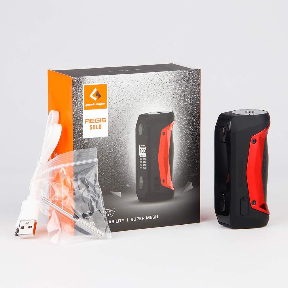Geekvape Aegis Solo 100W TC Box MOD (Red) : Amazon.fr: High-Tech Geekvape Aegis Solo 100W TC Box MOD (Red) : Amazon.fr: High-Tech