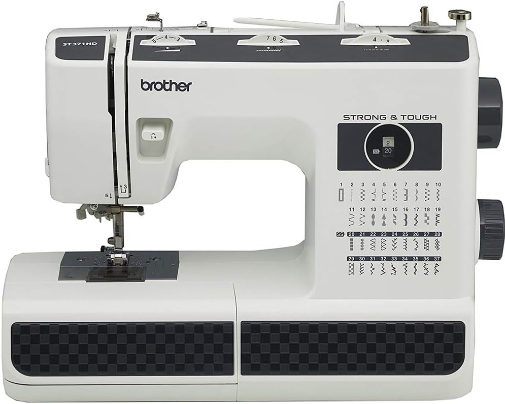 BROTHER ST371HD, Strong & Tough, Metal, Free Arm Option, 37 Built-in Stitches
