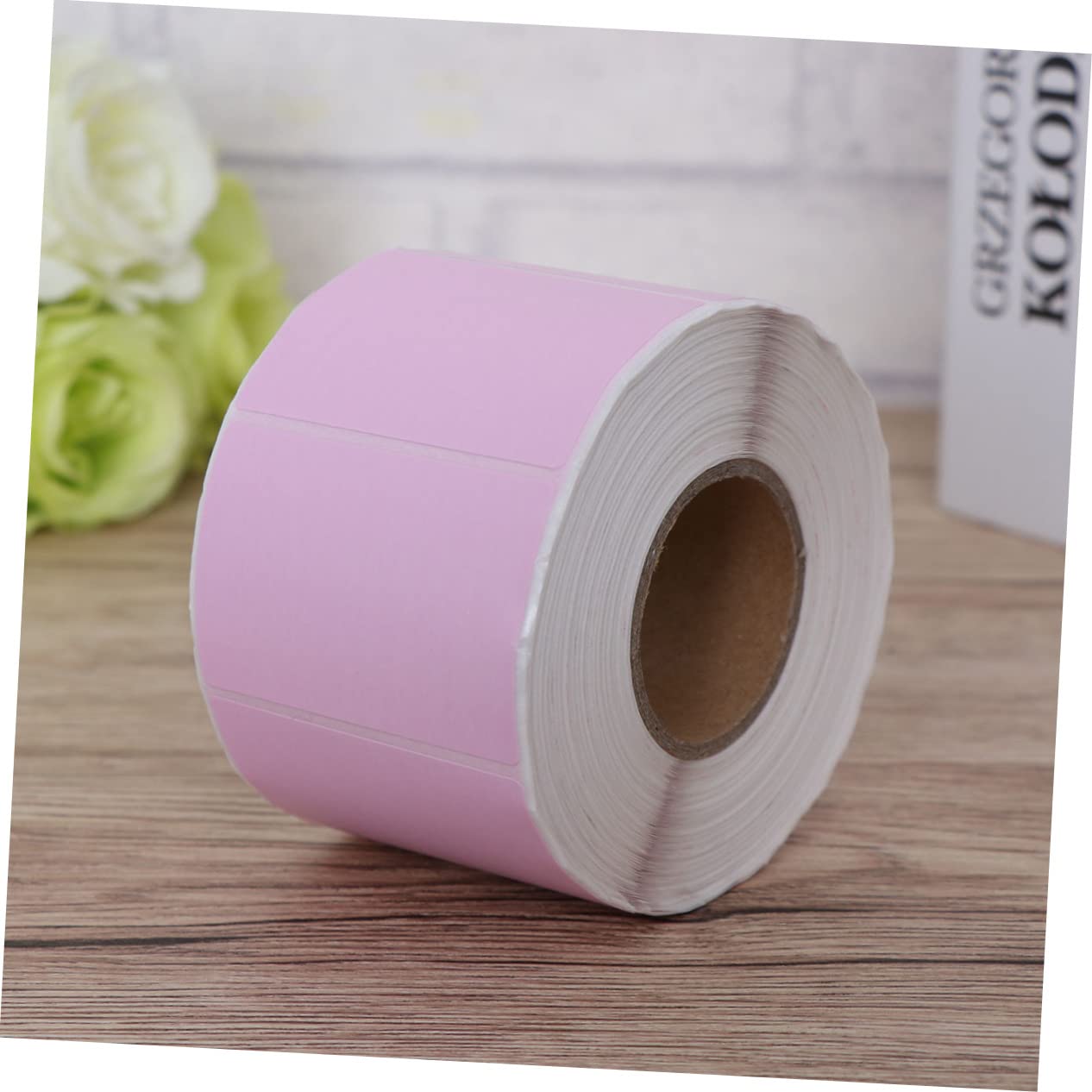 4pezzi Etichette Termiche Autoadesive Per Adatte Per Scrittura Usare Per Tè Al Latte Rosa