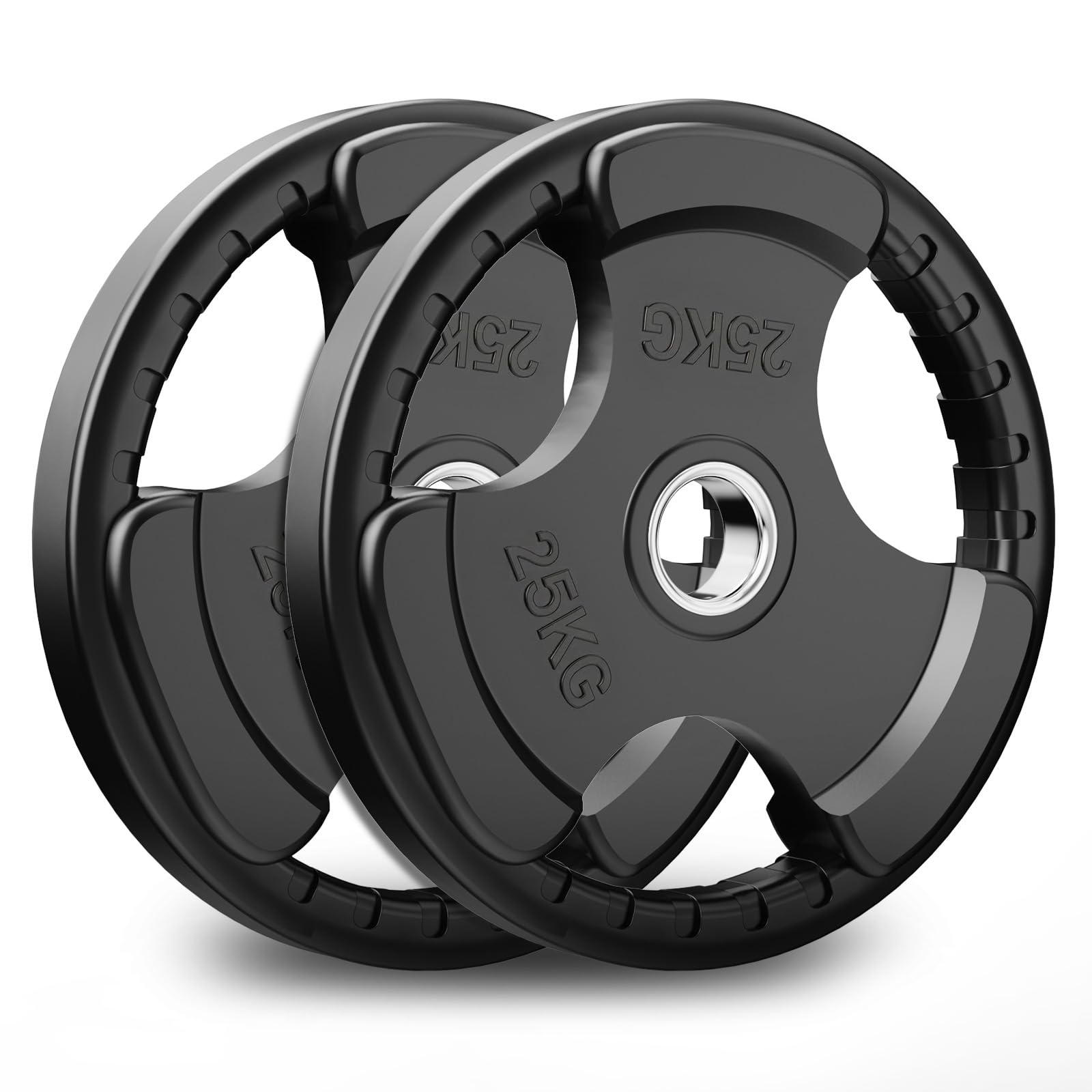 RitFit Juego de discos de pesas olímpicos, 2,5-25 kg