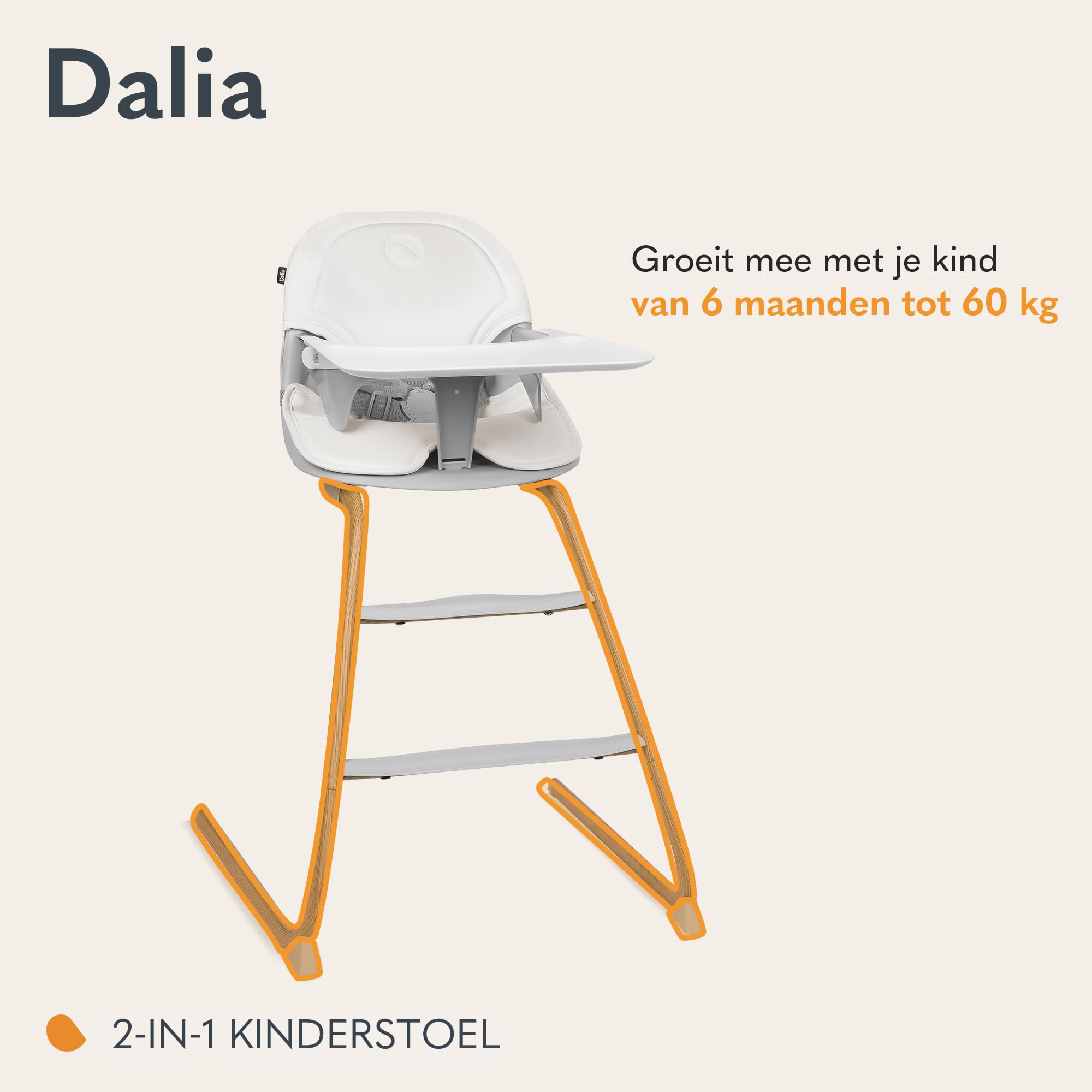 LIONELO Dalia 2in1 High Chair – Baby & Toddler