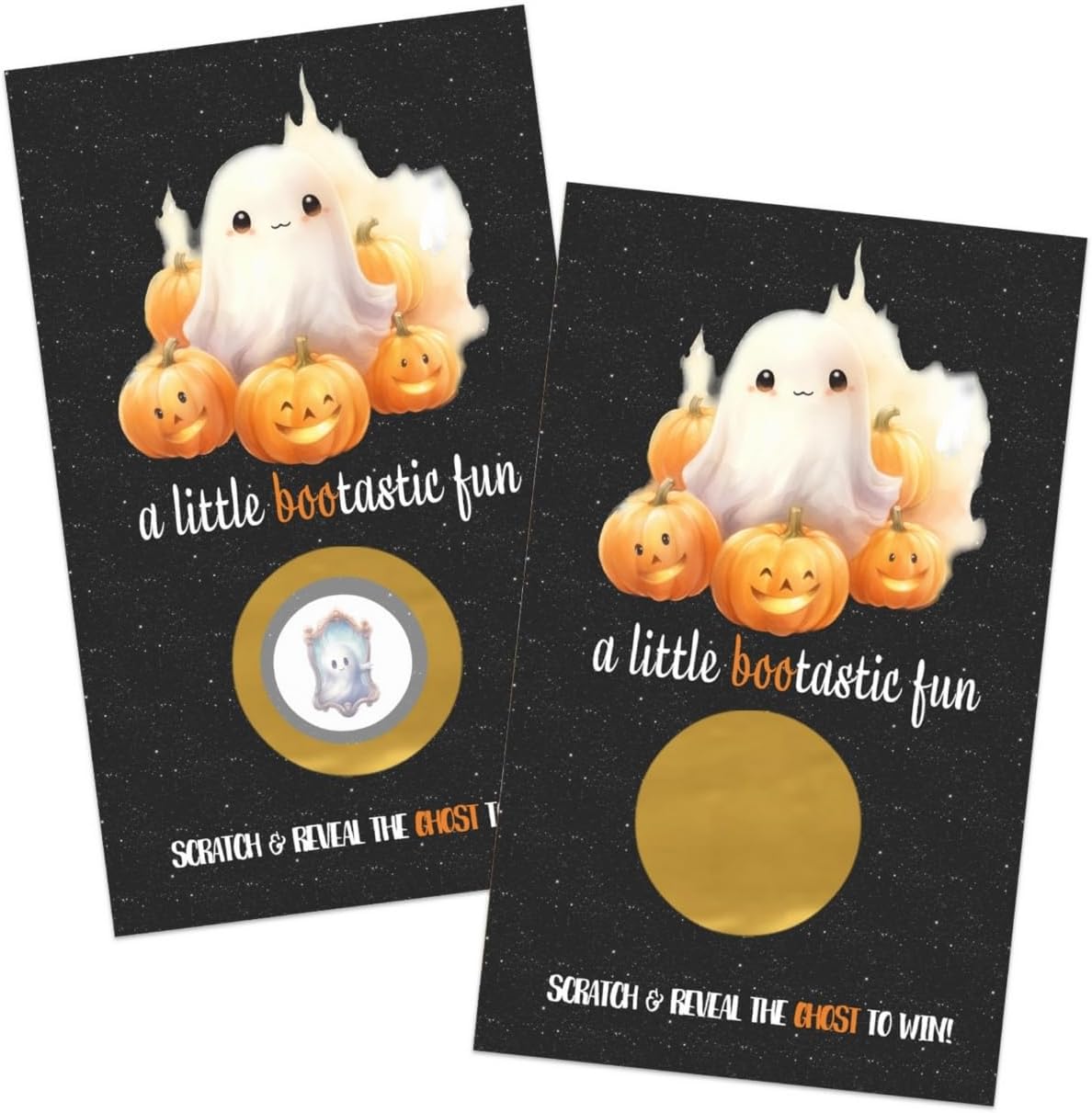 Halloween Scratch-Off Cards (50 Pack) - Party Game With Prizes, 2.1x3.5 Inch, For Kids & Adults - View #7