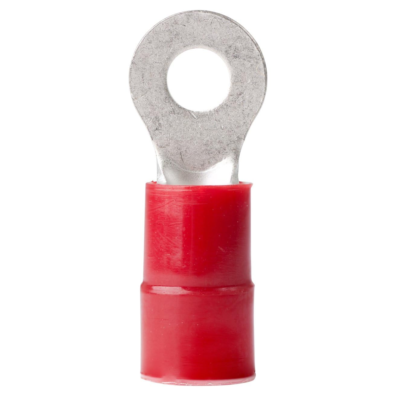 Ancor 230233 Marine Grade Electrical Nylon Insulated Double Crip Funnel Entry Ring Terminals with Insulation Grip (8-Gauge, Size 10 Screw, 2-Pack) โ image 1