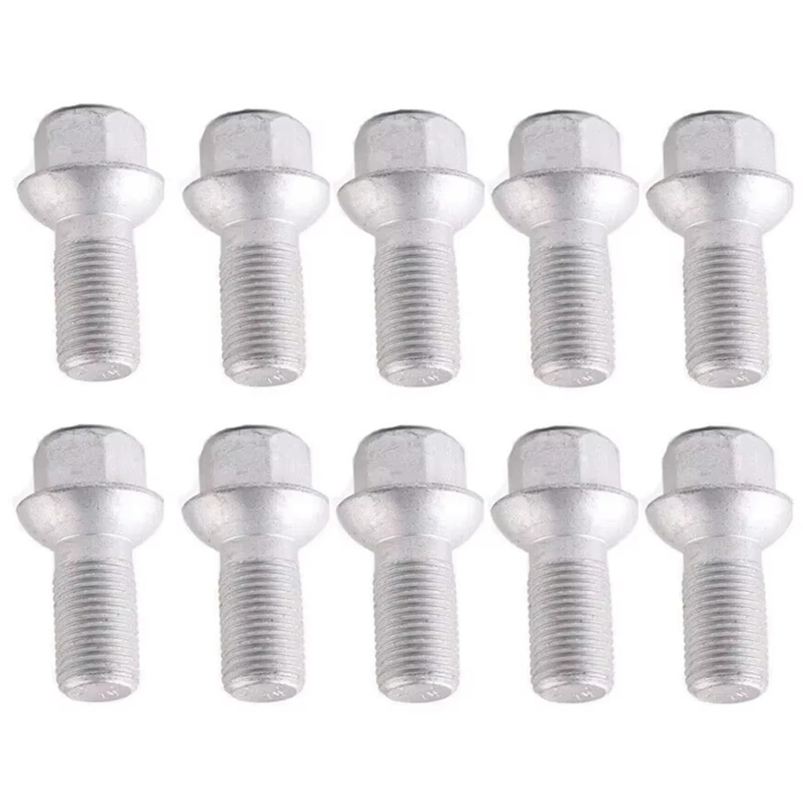 Bulloni ruota auto Compatibile Con Benz Per SLK Class SLK250 2012 2013 2014 2015 Set Da 10 Pezzi Di Dadi Per Cerchi In Lega Con Rondella Conica OEM: 0009904907