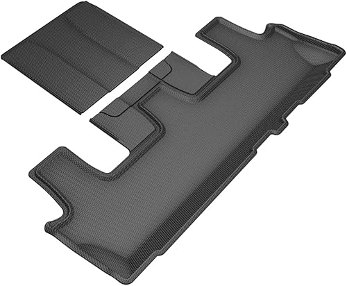 3D MAXpider Alfombrilla de suelo Kagu de ajuste personalizado (negro) compatible con Lincoln Navigator/Ford Expedition 2018-2024 - R3