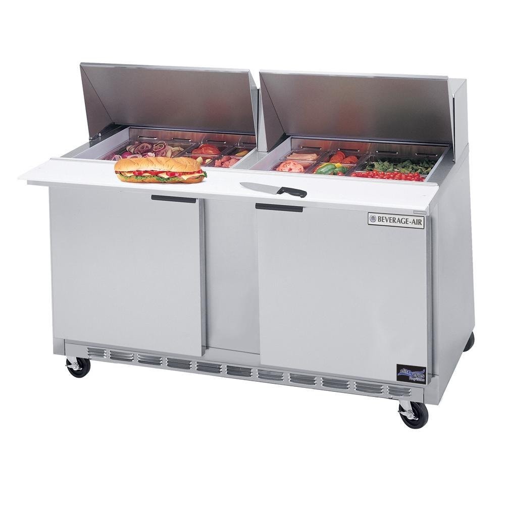 Beverage-Air SPE60-18M 60" W Sandwich Prep Megatop