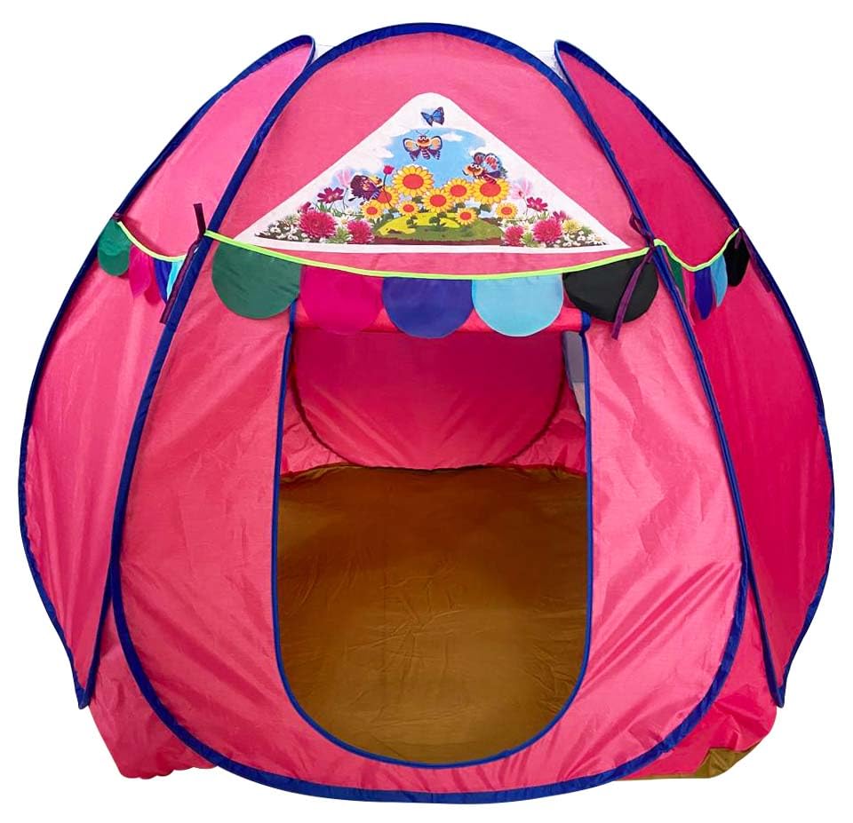 Homecute Hexagonal Igloo Type Foldable Pop Up Kids Tent House, Play Tent House for Kids (Small Size-Pink) (B0D1THGR24) Amazon Price History, Amazon Price Tracker