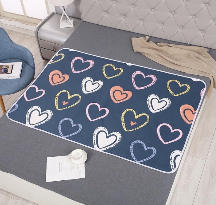 kidmat SafeNights - Matratzenschutz Kid mat Bettunterlage Wasserdicht Safe Nights Schutzmatte Undsaugstarke Bettnässunfälen Fur Einzel-Kleinkinder-und Kinderbetten Doppelbettensind (A,90 * 200cm)