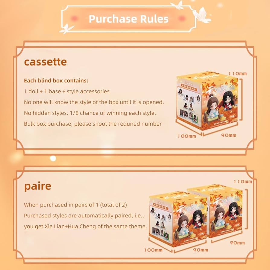 Amazon.com: RZAHUAHU Heaven Official Blessing Blind Box Hua Cheng