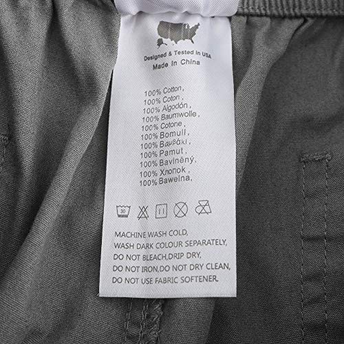 Vayager Men's Cargo Shorts Cotton Lightweight Multi Pocket Casual Outdoor Hiking Shorts #TOP4