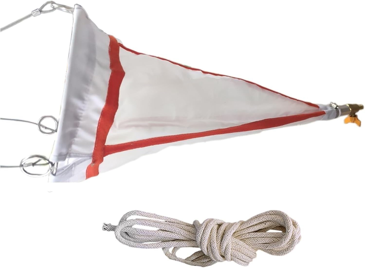 AEDNX 625/500 Mesh Plankton Collection Net- 23.62 in /60 Cm Long, 11.8 In/30 Cm in Diameter, 20/25 ?m Plankton Net with 5 M Sampling Rope, Experimental Nylon Sampling Net(25 Micron)