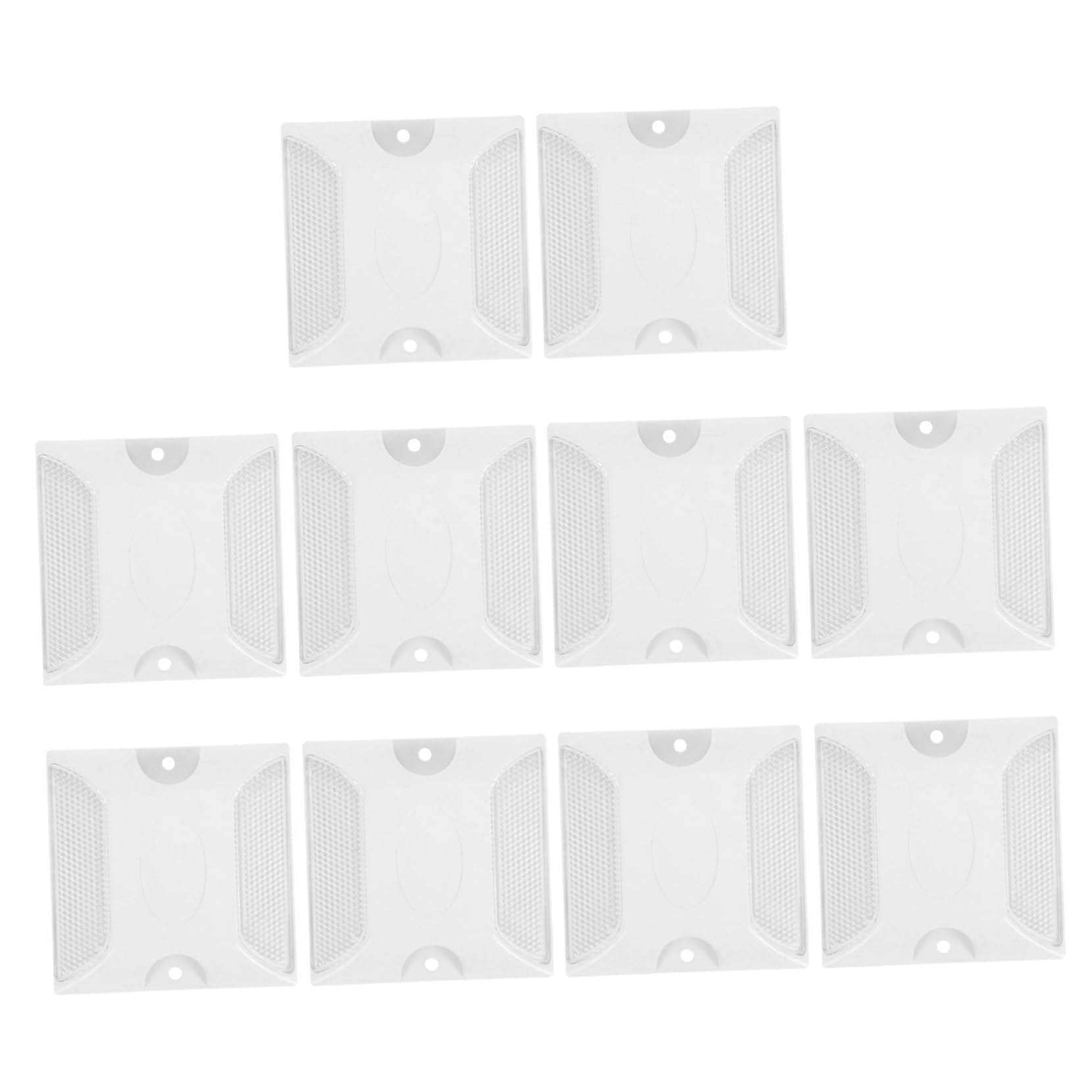 iplusmile 3 series Reflectores De Carretera Marcadores Reflectantes Para Garajes Marcadores De Entrada Reflectores De Alta Visibilidad Para Cruces 10 piezas x 3