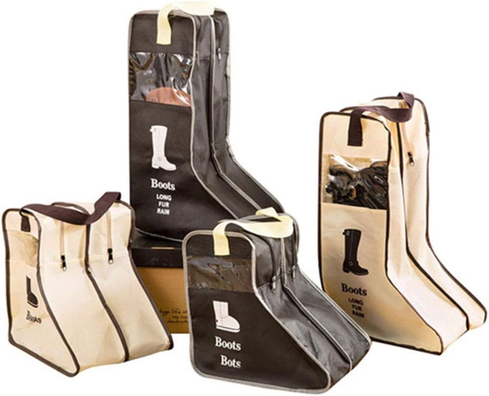 Portable Tall Boots Storage Bags|2 Packs Dust-proof Tall Boot Carry Bag for Travel and Daily Use