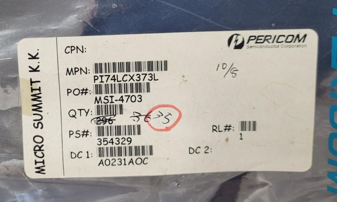 (1 PC) PI74LCX373L PERICOM