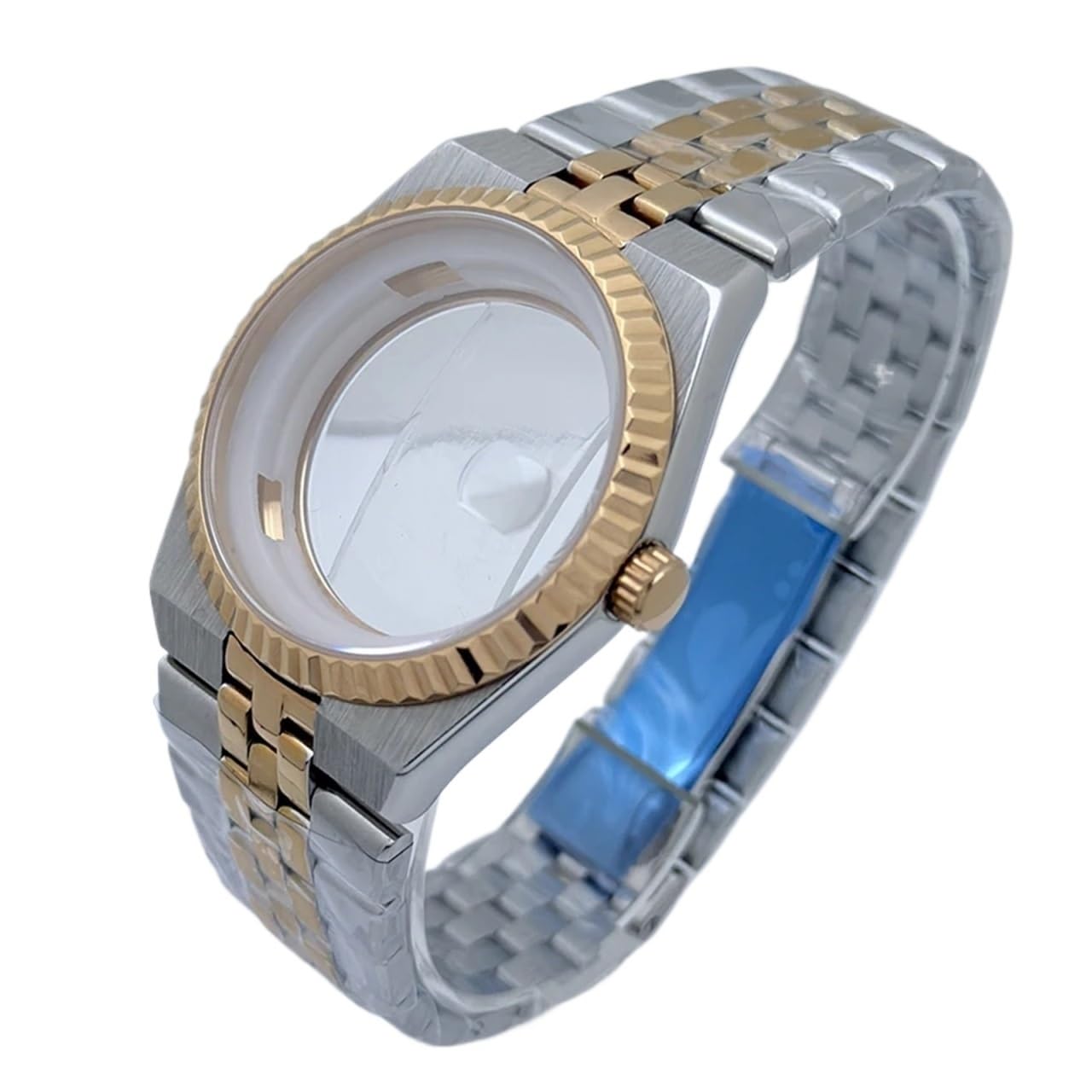 Boîtier de montre Land-Dweller en or rose 39.5mm et verre saphir luxe