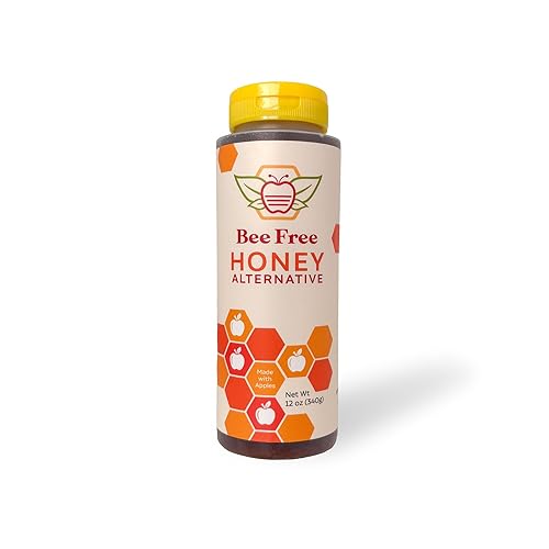 Blenditup Miel vegana sin abejas (16 onzas), miel hecha de manzana natural y a base de plantas, ideal para endulzar alimentos de tu elección