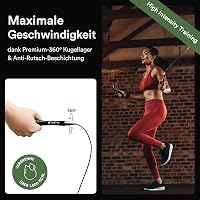 STRYVE Speed Rope Ugrókötel Ergonomikus Fogantyúval Állítható Hosszúsággal 4