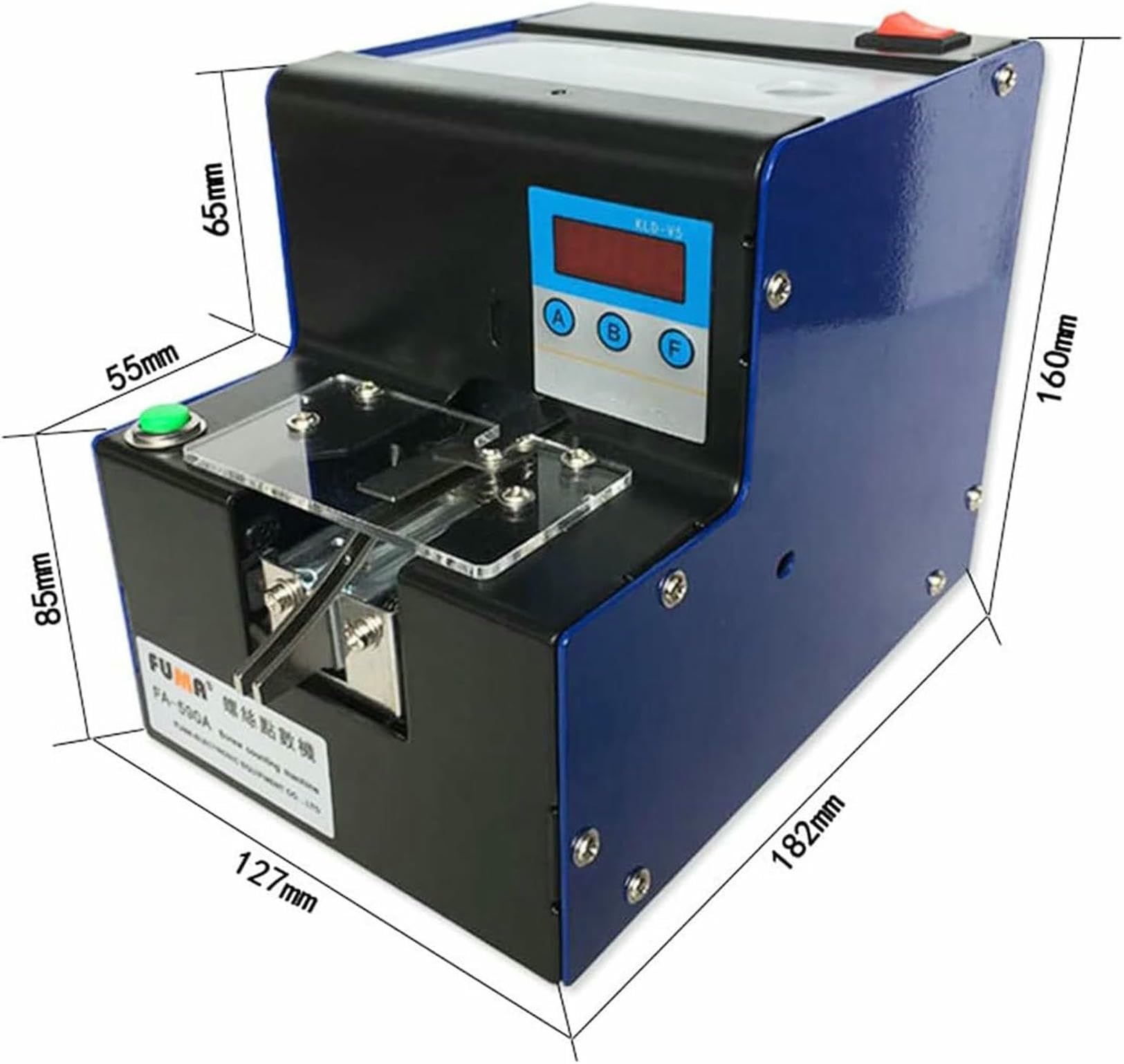 Máquina automática de conteo de tornillos para tornillos M1.0-M5.0, equipo industrial con pista ajustable y alimentador para línea de montaje