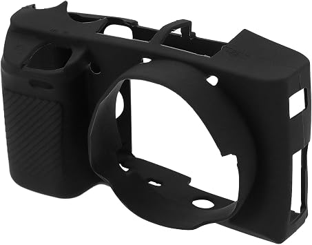 Hood Case Silicone Anti-Scratch Soft Housing Protective Cover Protector Skin Compatible with Sony Alpha A6000 ILCE-6000 Digital Camera 12x7x2.3cm Black
