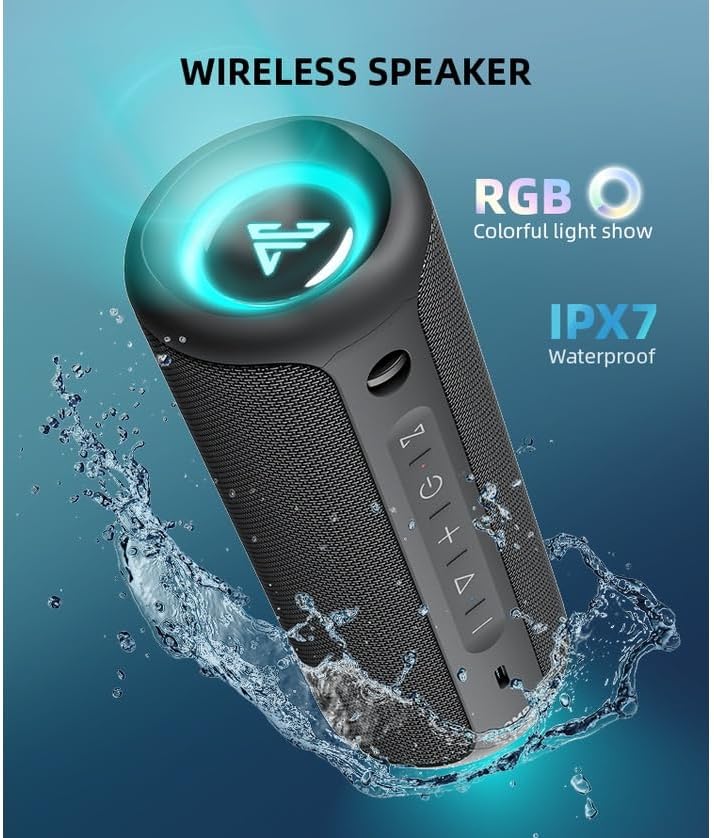 Aliencraft OUMUA Pro speaker with RGB lights and water splashes