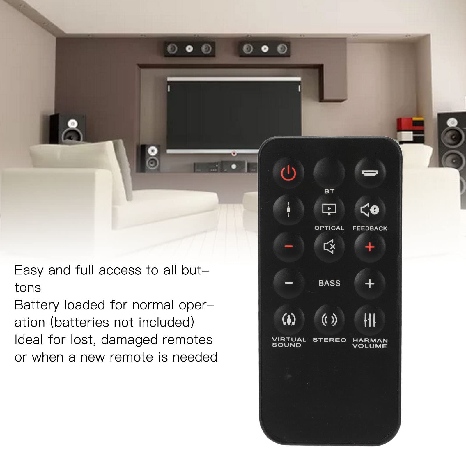 Annadue stv250 Remote Control for Cinema Soundbar stv250 stv350 sb250 sb350 - Image 3