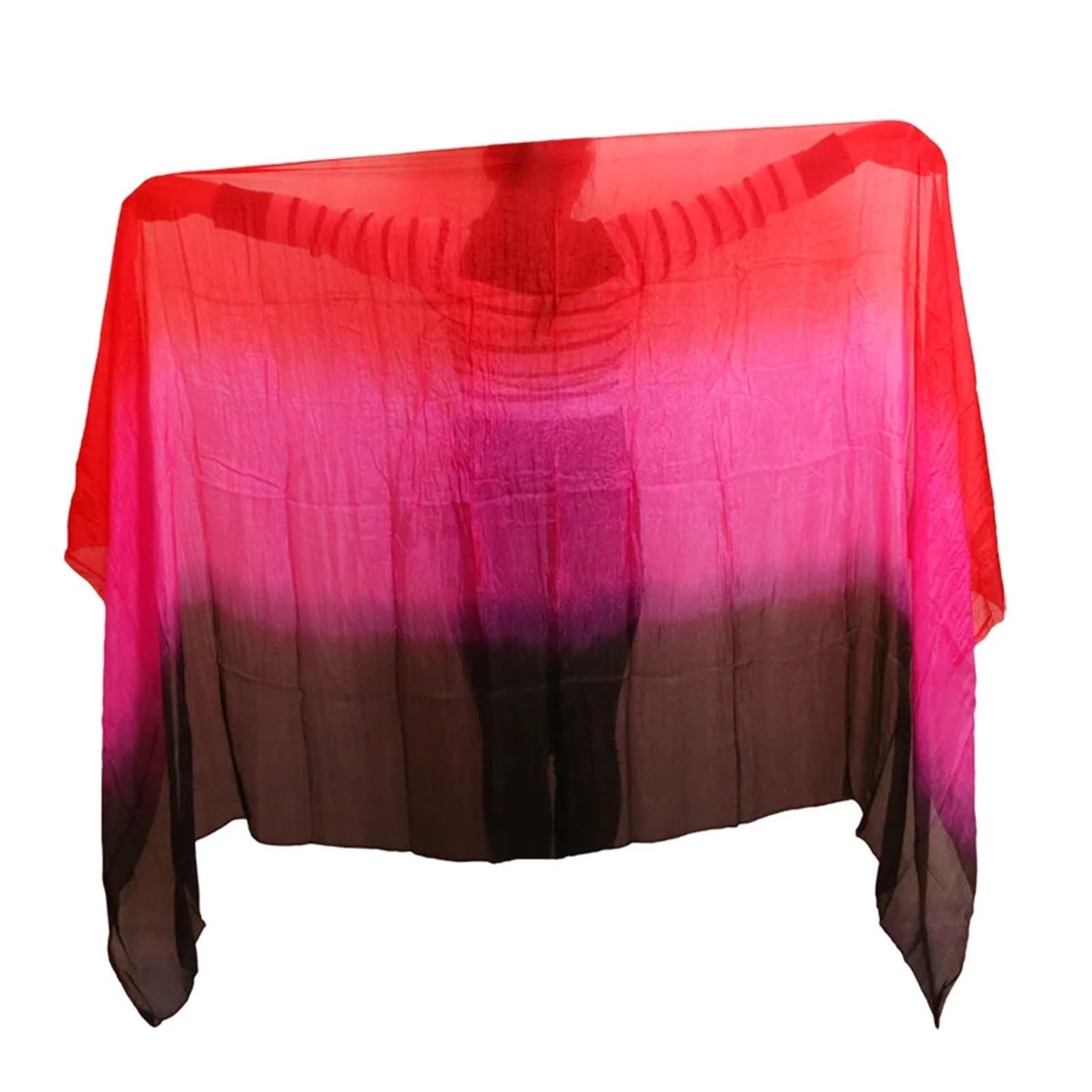 Velo di seta per danza del ventre da donna Puntelli di danza del ventre in seta Velo Accessori for la danza delle donne Velo tinto a mano 200/250cm Veli di danza del ventre per spettacoli, feste, intr
