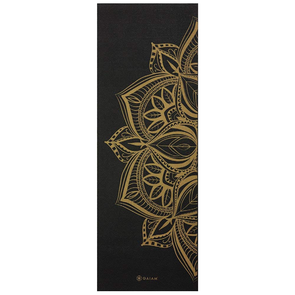 Esterilla de yoga prémium de Gaiam de 6 mm extragruesa antideslizante para todo tipo de yoga, pilates y entrenamientos de suelo (173 cm de largo x 61 cm de ancho x 6 mm de grosor).