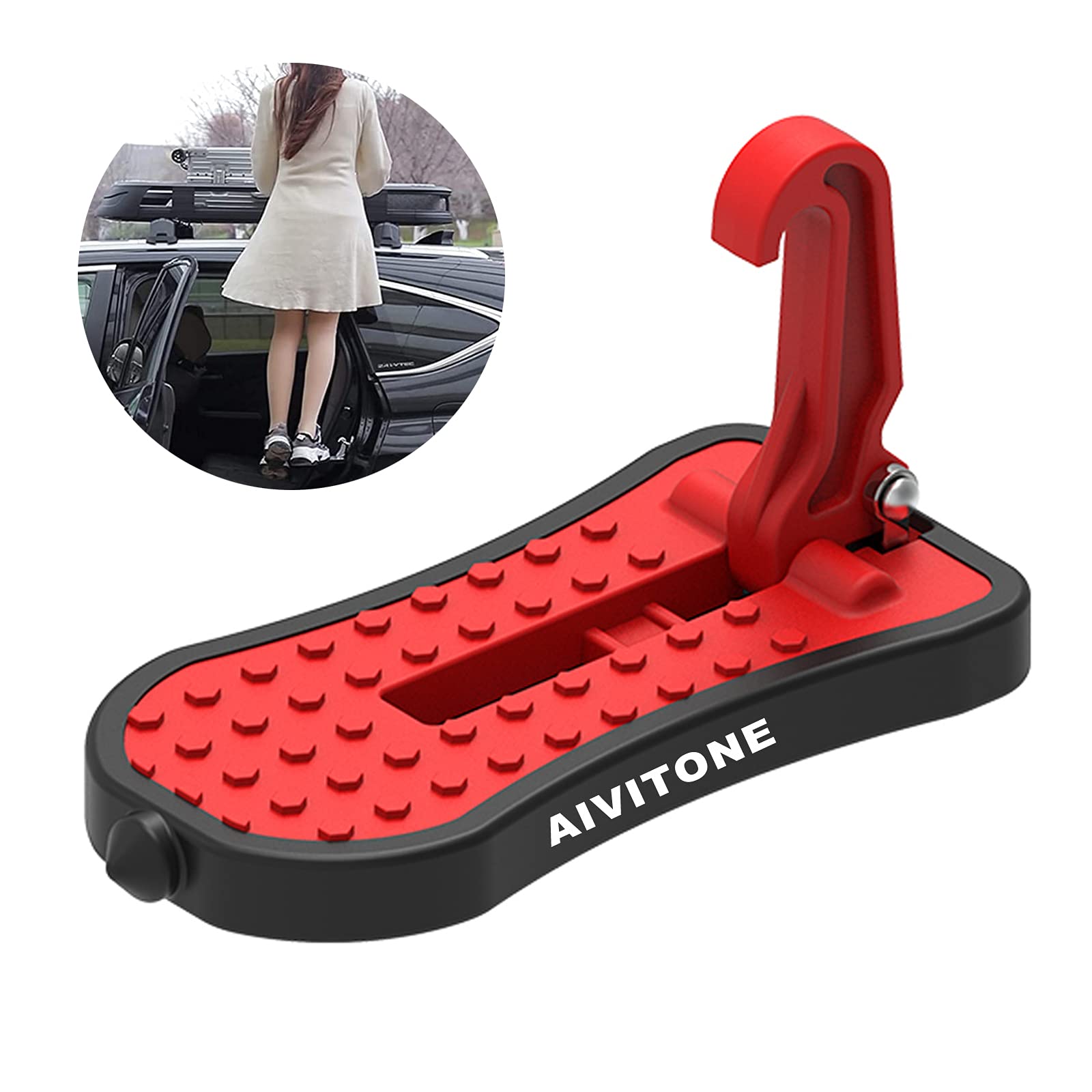 Crochet De Porte Voiture Pliable - Avec Marteau De Sécurité - Support 227kg - 8 Crochets Siège