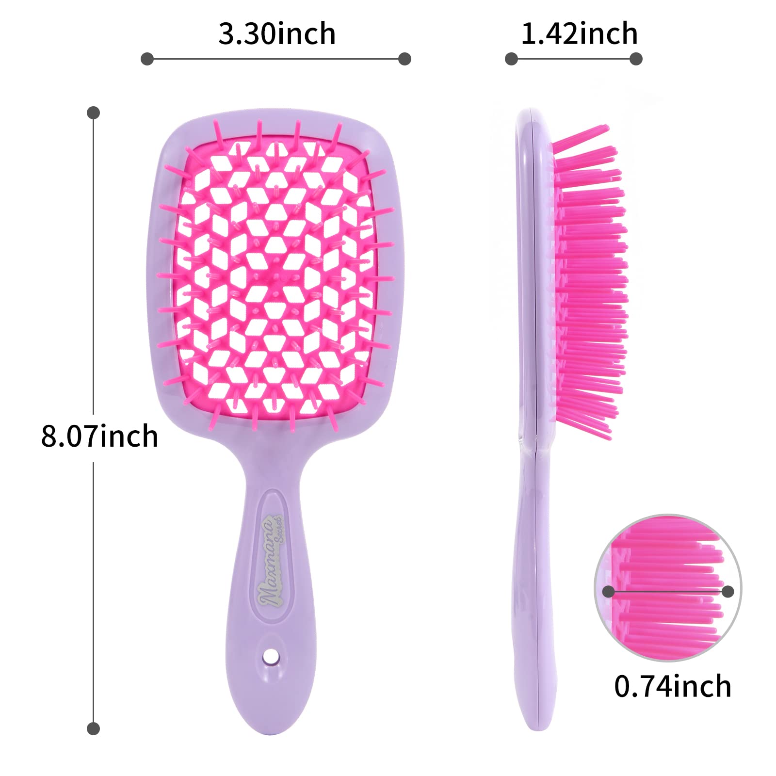 Maxmana Secret Detangler Hair brush,Detangling Brush - Image 2