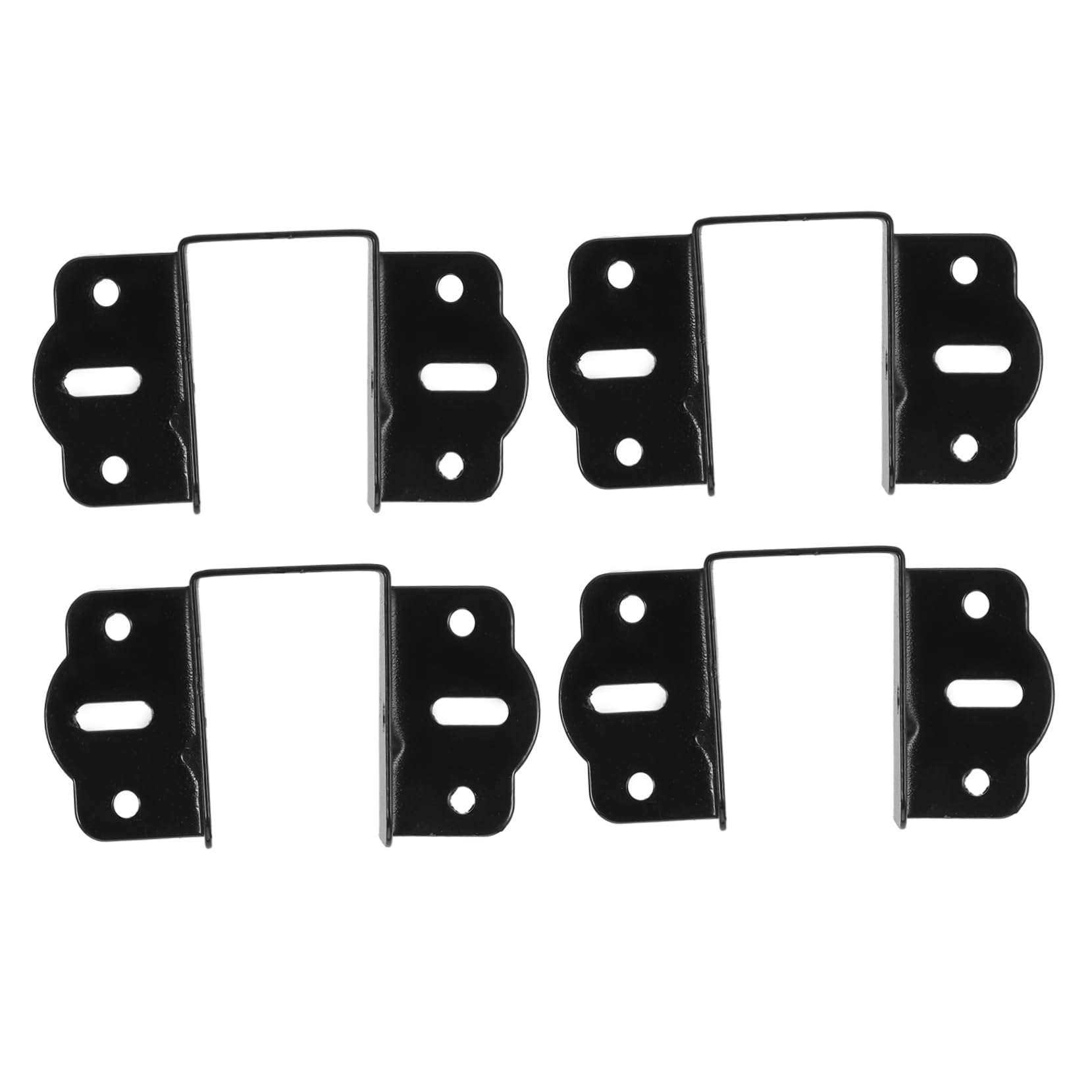 4Pcs Bed Rail Brackets Lightweight and Durable Bed Hardware for Easy Installation Elegant Design for Bed Frames Headboards and Footboards Functional Furniture Accessories