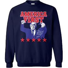 Haase Unlimited America First - Trump MAGA Unisex Crewneck Sweatshirt