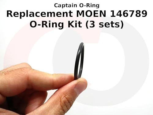 Miniatura 5 de Captain O-Ring  Reemplazo 146789 O-Rings para grifos de cocina específicos Moen con palanca monomando (3 juegos, 6 orings)