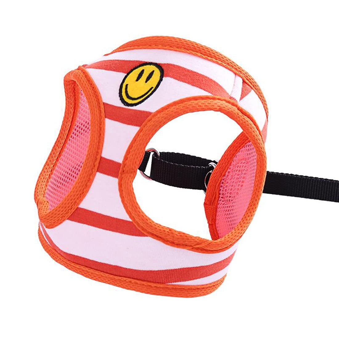 KUTKUT Adjustable Pet Dog Harness - No Pull & No Choke | Soft Padded Mesh Harness and Leash for Puppy and Cat(Size: M, Adjustable Chest: 20cm - 35 cm) (B0965NZD5B) Amazon Price History, Amazon Price Tracker