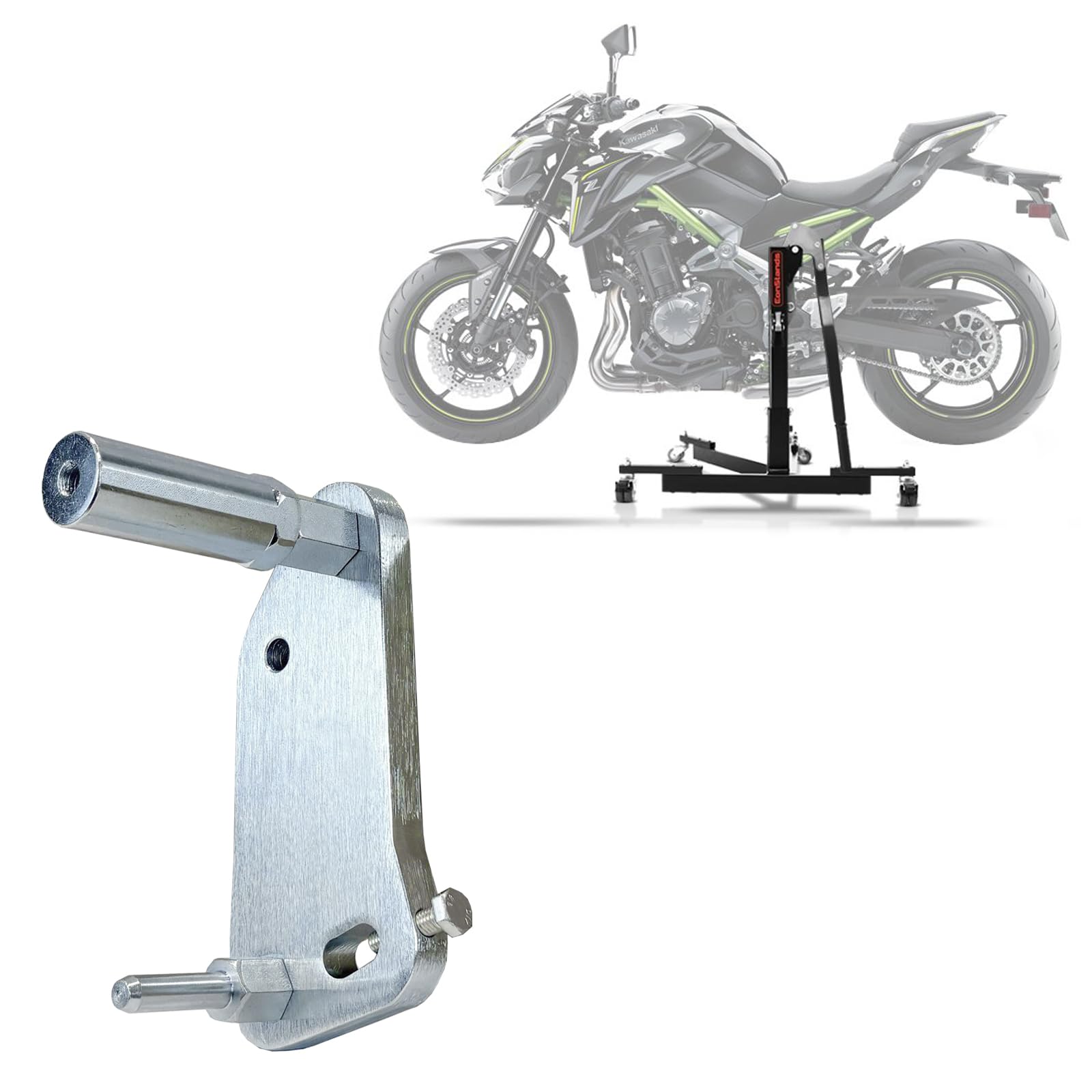 Adapterplatte kompatibel mit ConStands Power Classic/Evo kompatibel mit Kawasaki Z 900 17-25