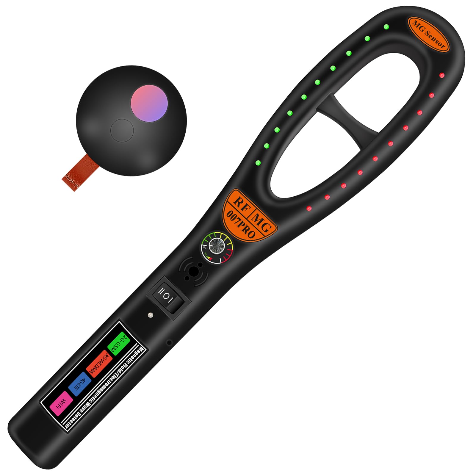 Hidden Camera Detector Electronic Bug GPS Tracker Finder RF Signal Scanner Portable Rechargeable Surveillance Detector for Home Hotel