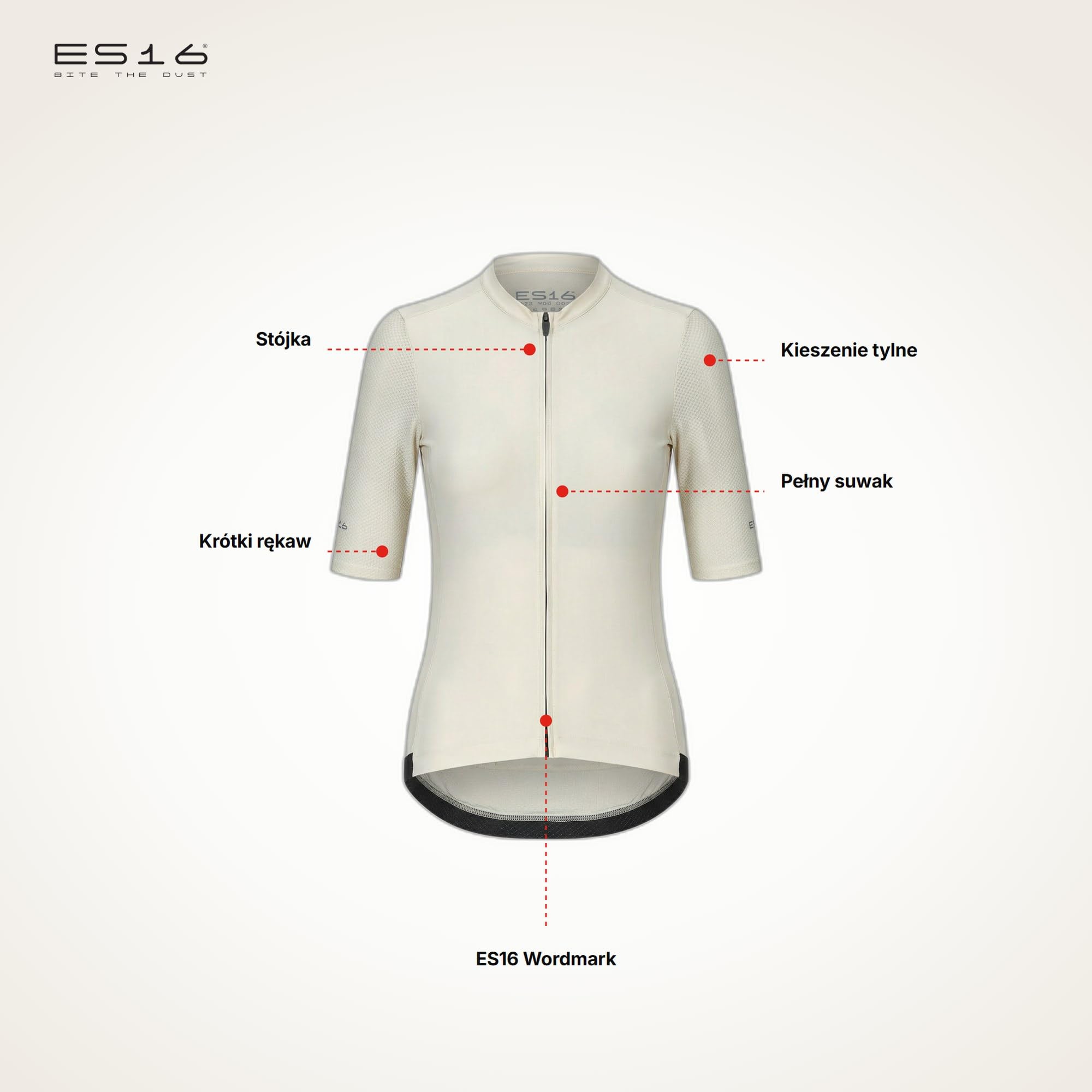 Koszulka Kolarska Damska | Premium Cycling Jersey z Rękawami Mesh, Damskim Krojem Race-Fit i Zamkiem – Oddychający Poliester