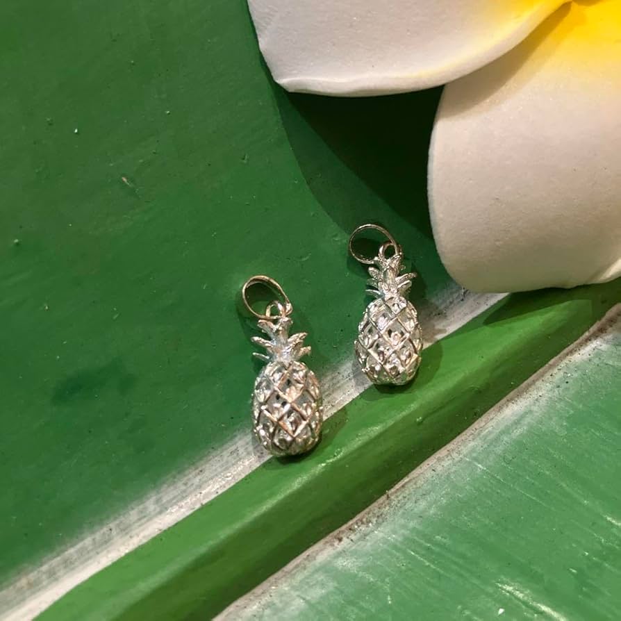 Amazon.co.jp: シルバー925ハワイアンジュエリーパイナップル