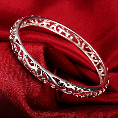 Kacon XF-V9Y2-MJ5Z Sterling Silver Bangle Bracelet thumb #2