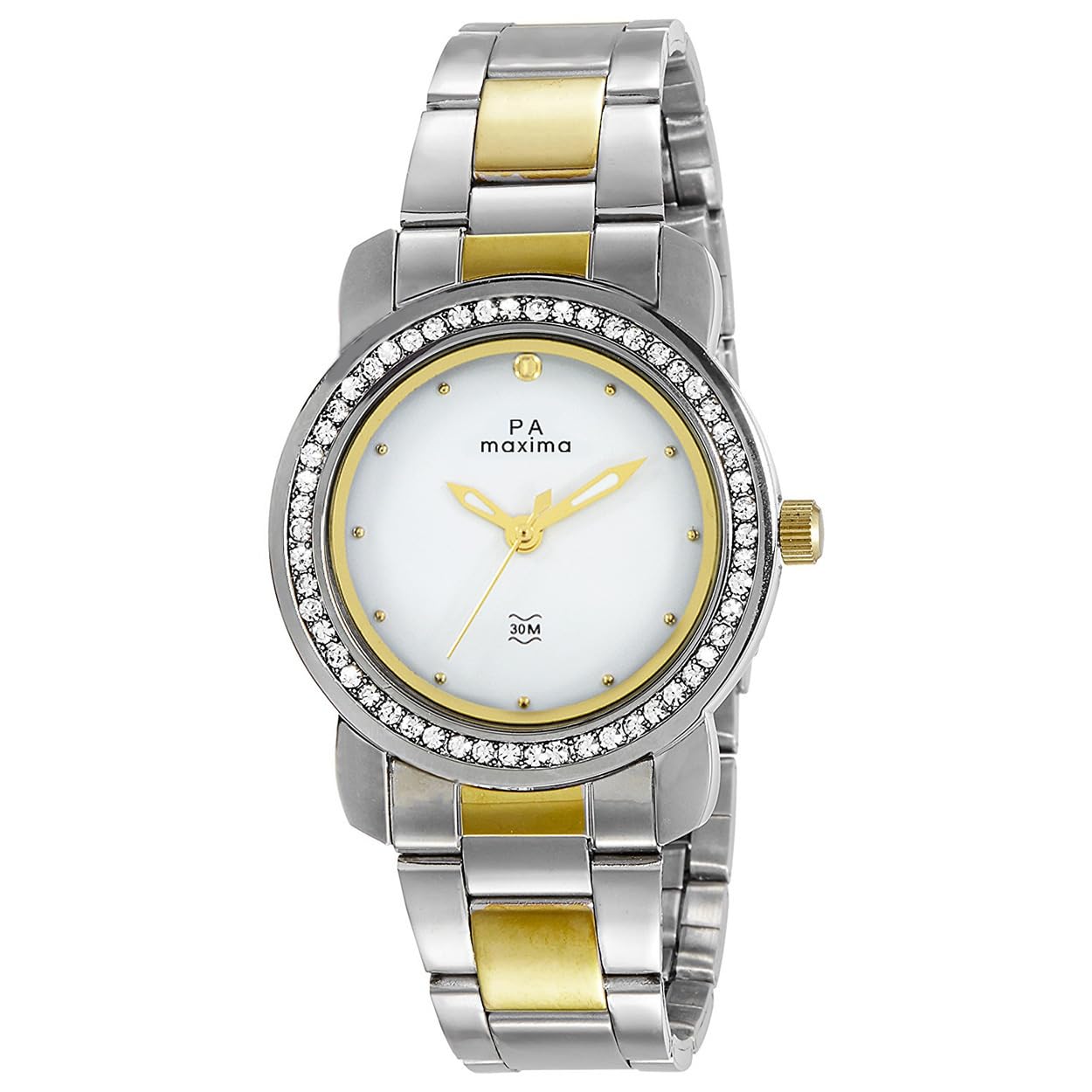 Maxima Stainless Steel Analog White Dial Women Watch-43013Cmlt, Multi-Color Band (B074K8ZJ63) Amazon Price History, Amazon Price Tracker