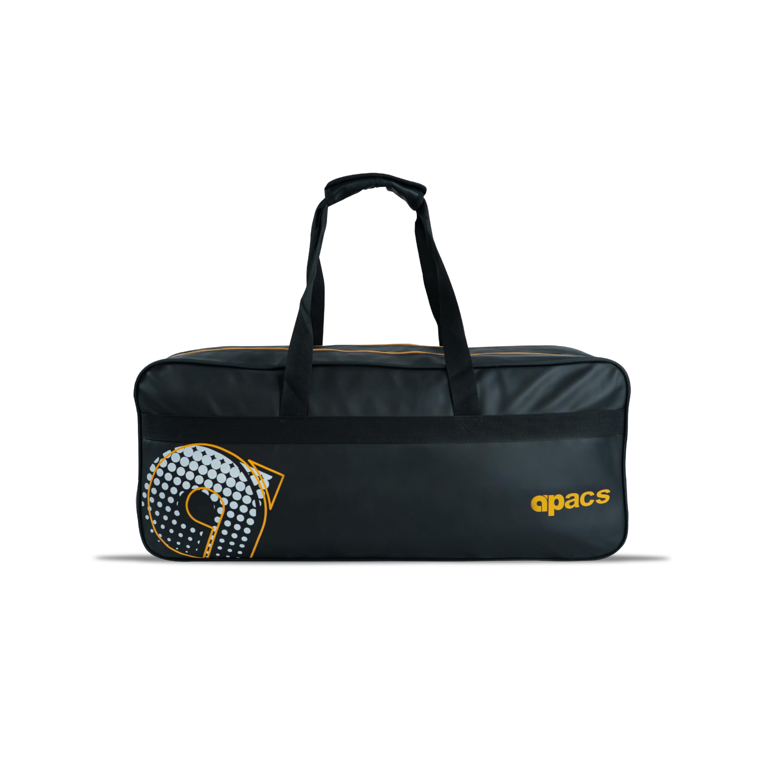 Apacs Elite Pro | Double Compartment | Thermal Insulation | PU Leather Construction | Professional Badminton Duffle Kitbag (Black)-image-24
