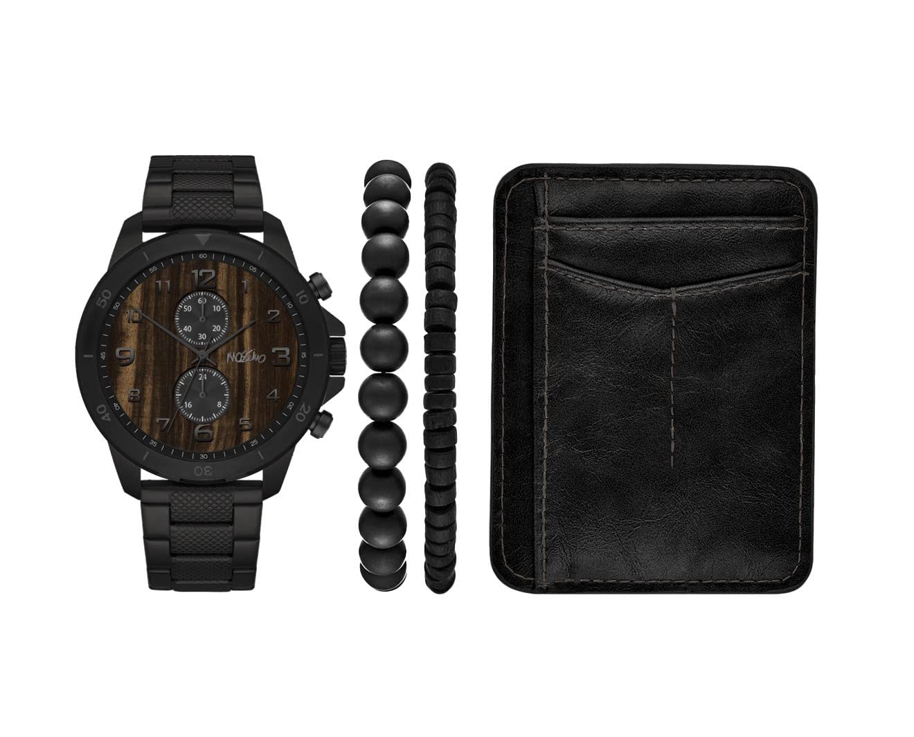 Mossimo Mens Watch With Bracelet And Black Card Wallet