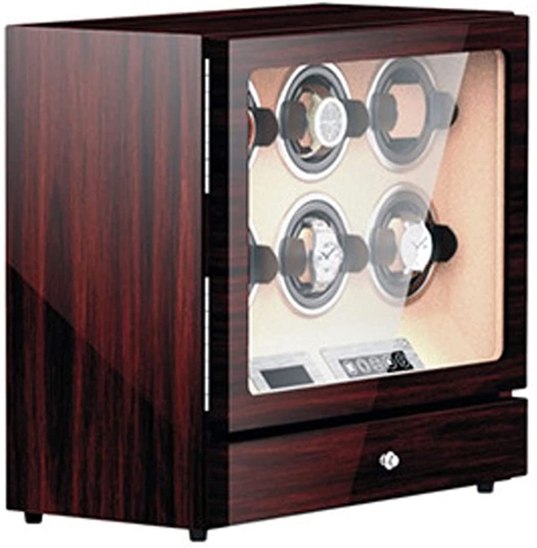 YNIYUJKL Watch Winder,6 Watch Winders Box Watches With Extremely Japanese Quiet Motor Large Capacity Adjustable Watch Pillows Accessories