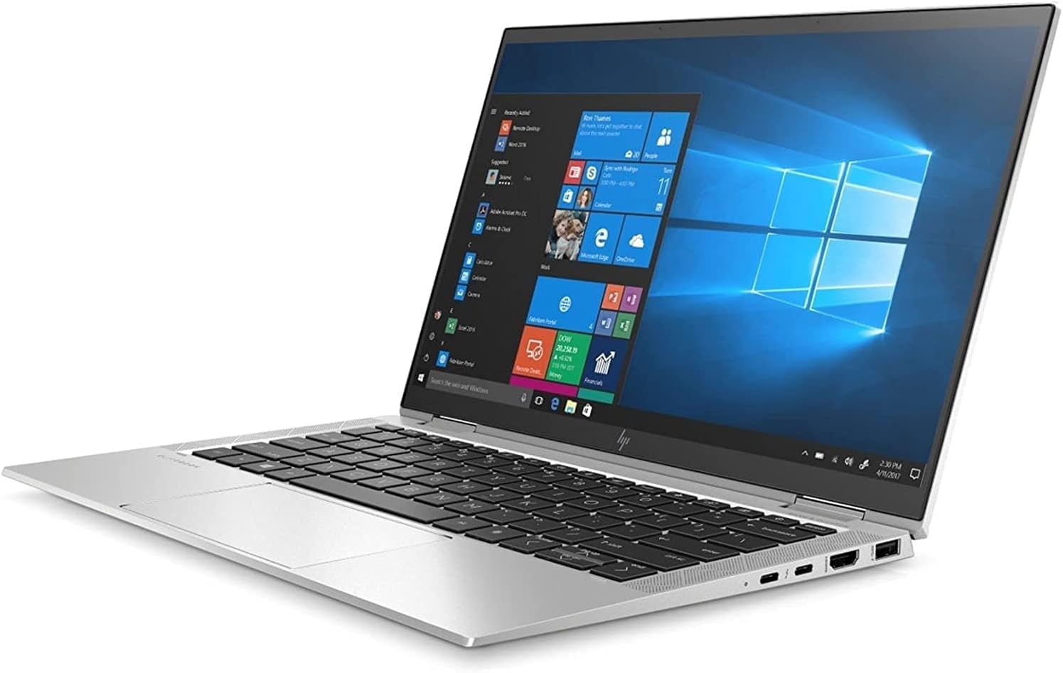 HP EliteBook X360 1030 G7 Ordinateur portable tactile 2 en 1 13,3" FHD Intel Core i5-10310U RAM 16 Go SSD 512 Go Windows 11 Pro Reconditionné