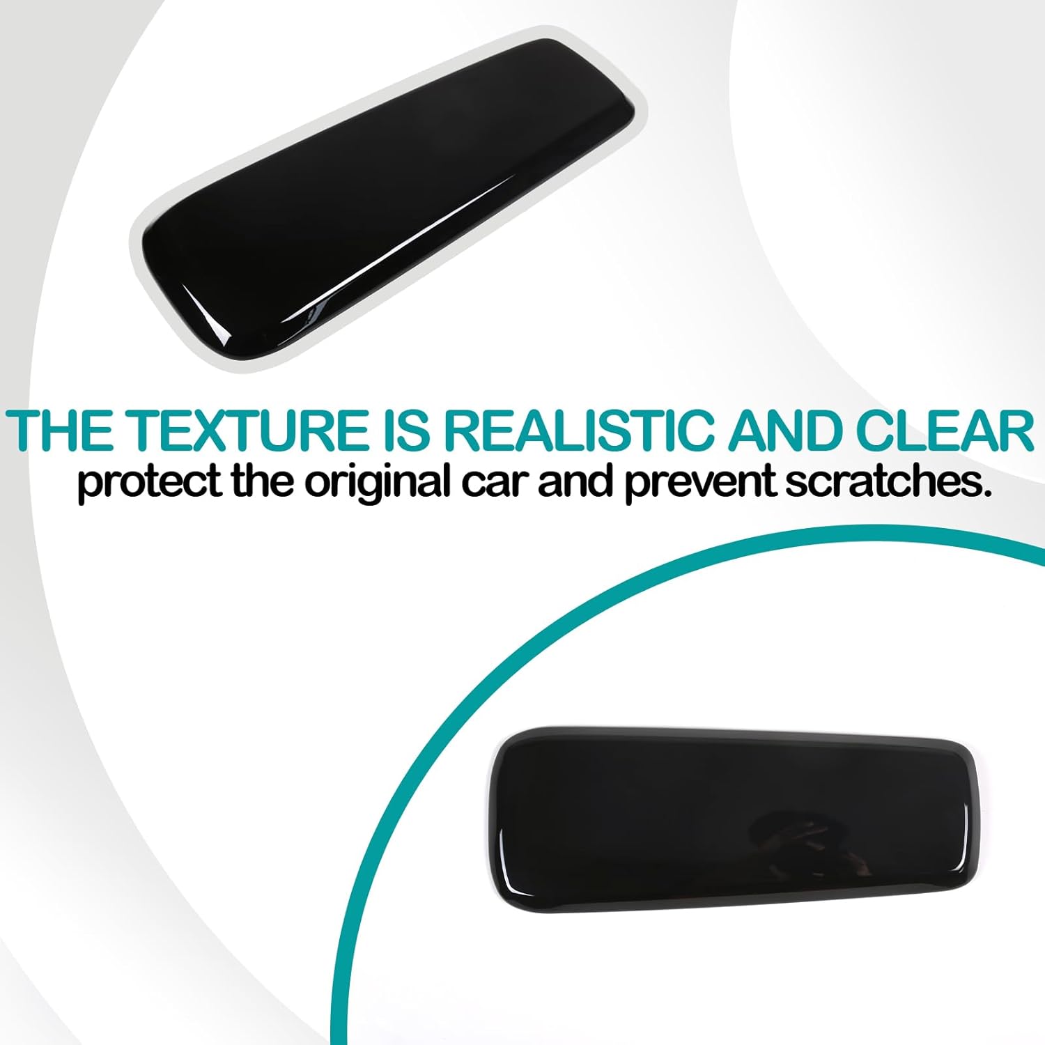 Center Console Protector Pad Automobile Waterproof Armrest Box Cover Compatible with BMW X1 U112023-2024 Car Armrest Box Panel Protect Trim Interior Accessories（ABS,Piano Black）