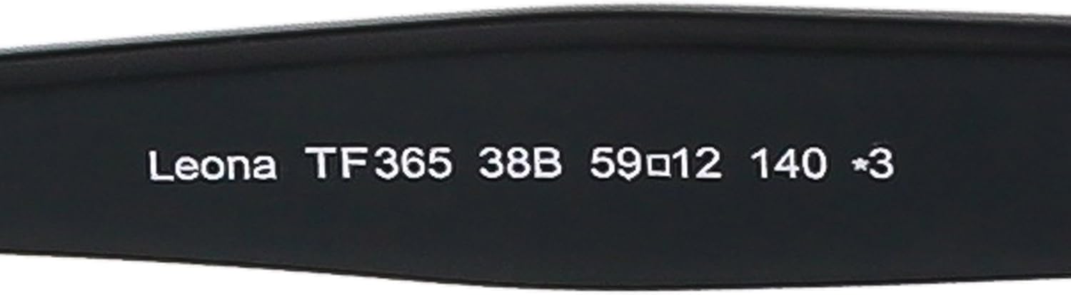 Tom Ford FT0365 38B Bronze Leona Round Sunglasses Lens Category 3 Size 59mm