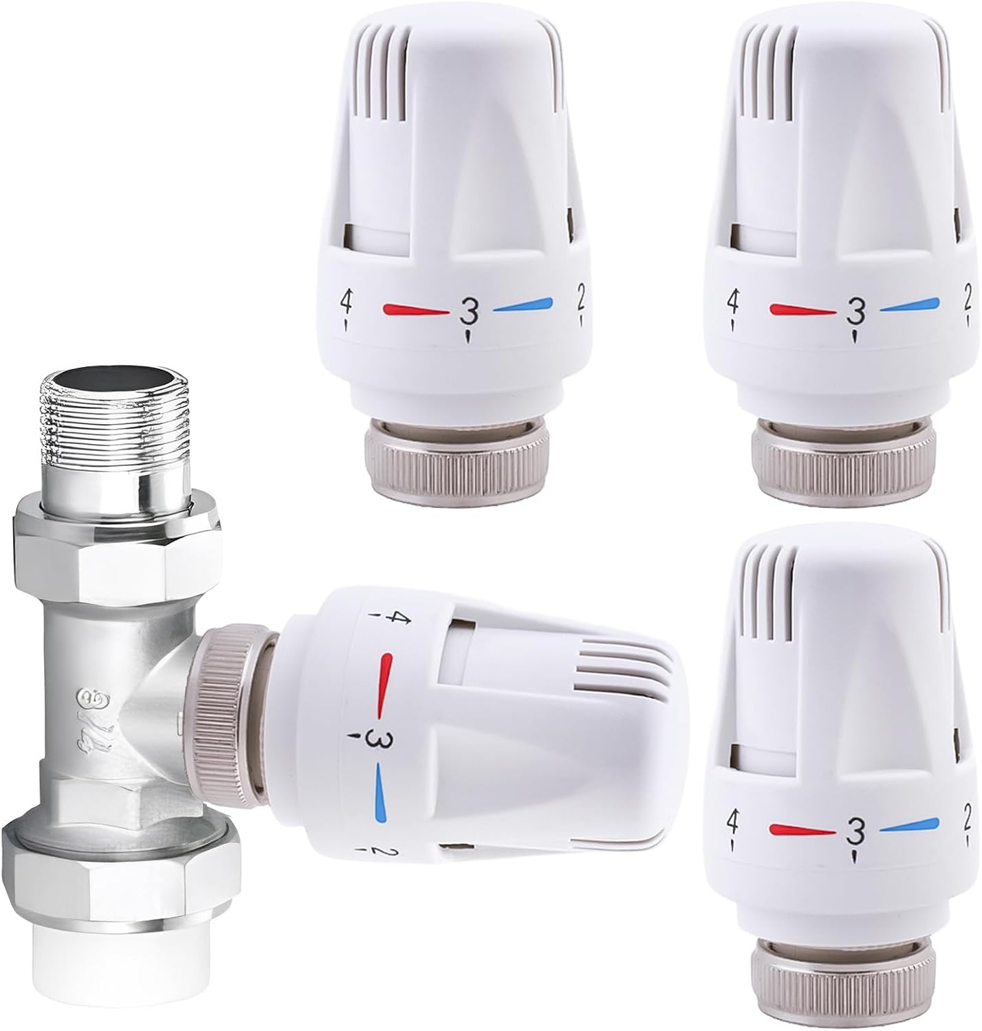 Thermostatic Radiator Valve Replacement Head YOYIAG 3 PCS Thermostat