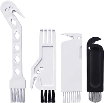 4 PCS Handheld Vacuum Cleaner Brush, 4 Styles Universal Dusting Brush, 2 in 1 Vacuum Roller Cleaning Tool for Sweeping Robot