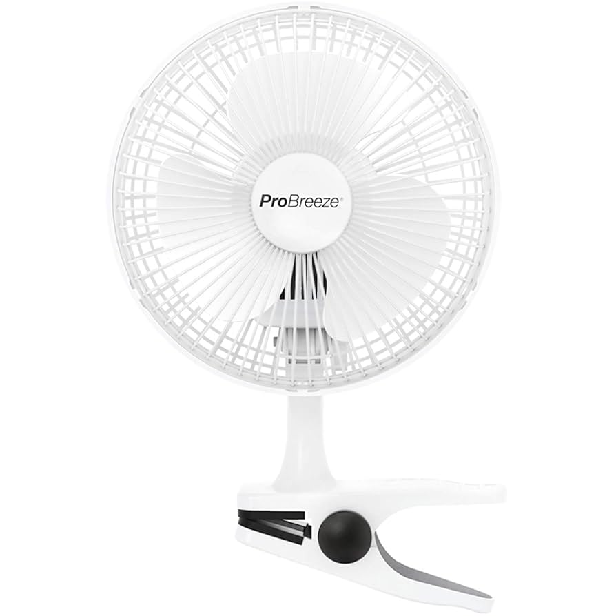 ポータブル卓上扇風機 リボンデザイン Amazon | Pro Breeze 小型扇風機 クリップ式 卓上 360度風向調整