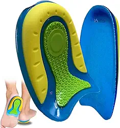 Palmilha Para Calcanhar Tratamento Esporão de Calcâneo e Alivio da Dor Gel Anti-Impacto para Uso Diário (41-46)